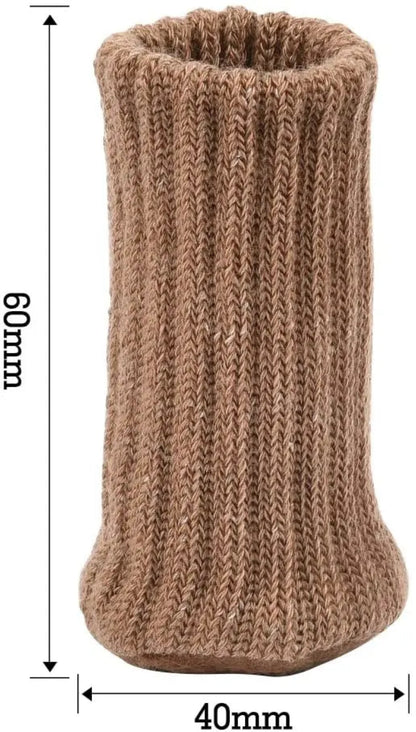 Furniture Leg Protectors - Stretchable Knit Chair Socks for Floor Protection and Noise Reduction