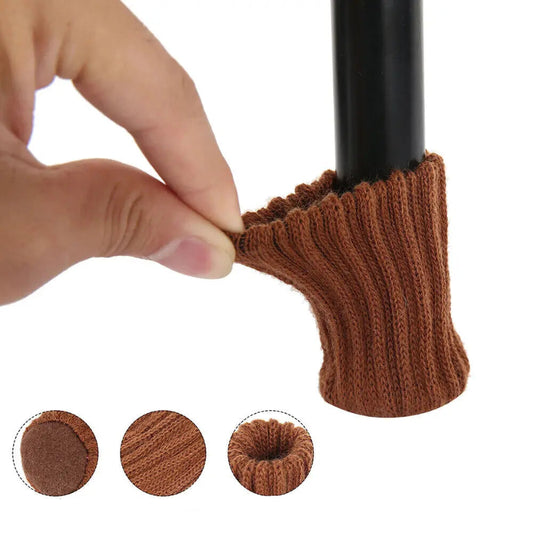 Furniture Leg Protectors - Stretchable Knit Chair Socks for Floor Protection and Noise Reduction