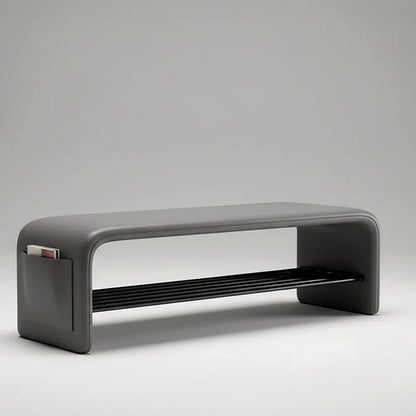 Nordic Minimalist Shoe Bench – Luxury Entryway Seating